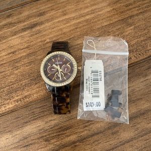 Fossil watch. Tortoise Shell.